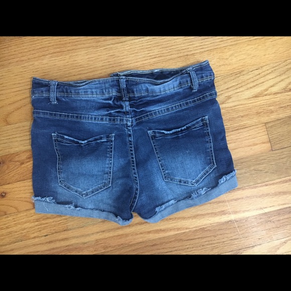 Ripped Denim Shorts - Picture 2 of 3
